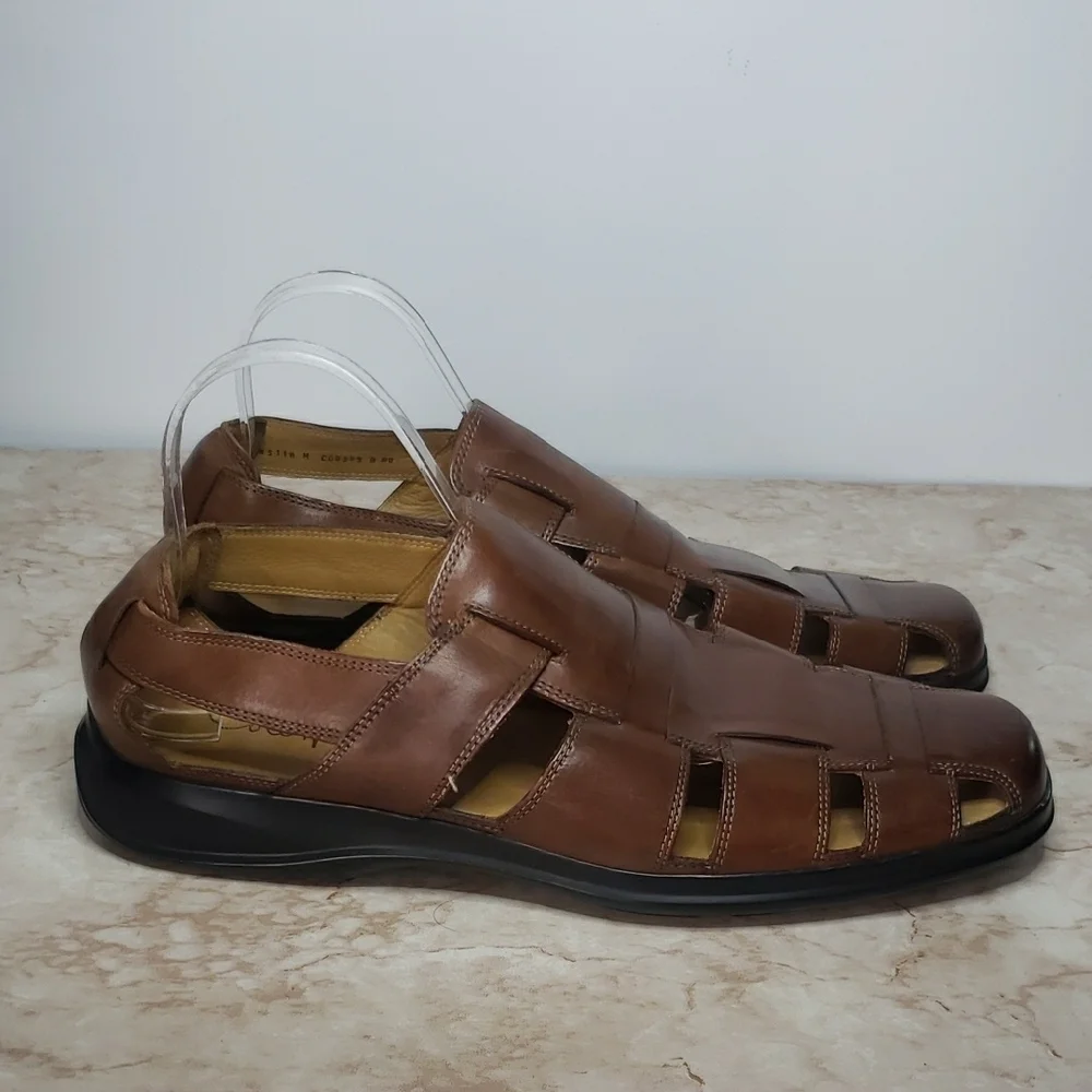 Men's Brown Leather Sandals 11.5